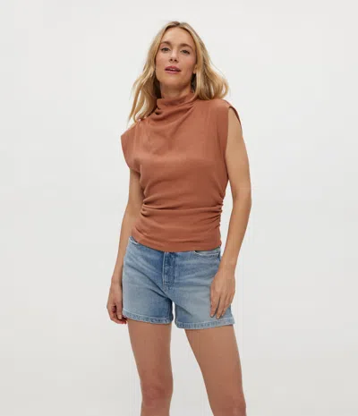 Michael Stars Amara Power Shoulder Tee