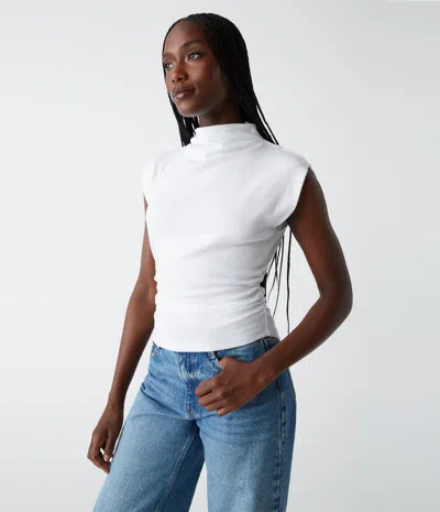MICHAEL STARS AMARA POWER SHOULDER TEE