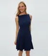 Michael Stars Andy Mini Skater Dress In Nocturnal