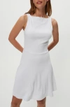 Michael Stars Andy Skater Minidress In White