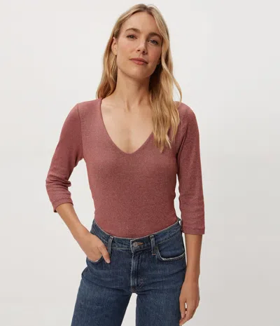 Michael Stars Angelina Shine V-neck Tee