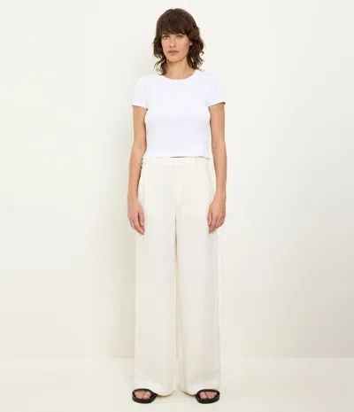 Michael Stars April Linen Trouser In Neutral