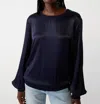 MICHAEL STARS ARIEL SWEATSHIRT IN NOCTURNAL