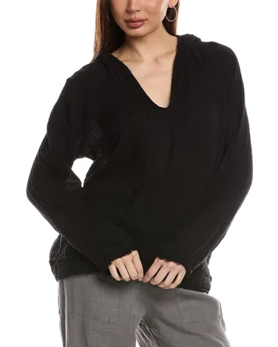 Michael Stars Arlo Hoodie In Black