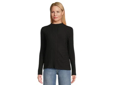 Michael Stars Asher Mock Neck In Black