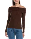 Michael Stars Aspen Sweater In Brown