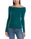 Michael Stars Aspen Sweater In Green