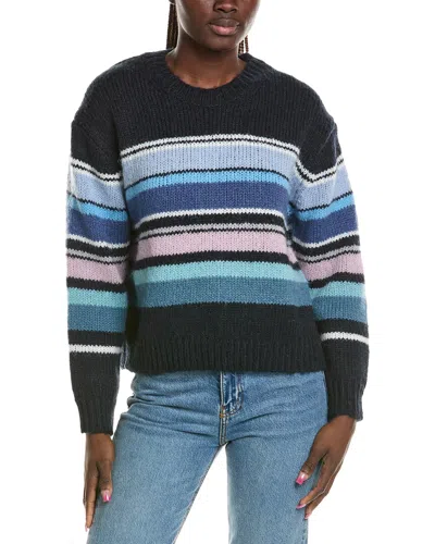 Michael Stars Aura Striped Wool-blend Pullover In Multi
