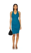 Michael Stars Ava Mini Dress In Blue