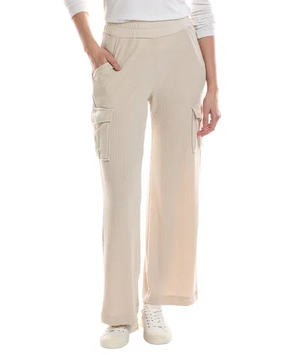 Michael Stars Avery Ribbed Cargo Pant In Neutral