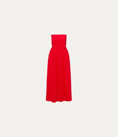 Michael Stars Bahia Smocked Dress In Black