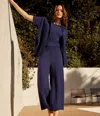 Michael Stars Bailey Gauze Button Down Shirt In Ocean