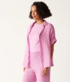 MICHAEL STARS BAILEY GAUZE BUTTON DOWN SHIRT