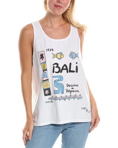 Michael Stars Bali Retro Tank In White
