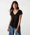 Michael Stars Baxter V-neck Tee In Lemonade