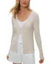 Michael Stars Beatrice V Neck Cardigan In White