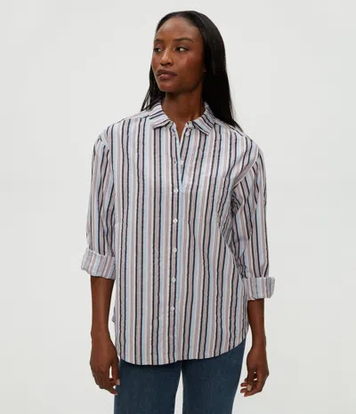 Michael Stars Beau Button Down Shirt In Animal Print
