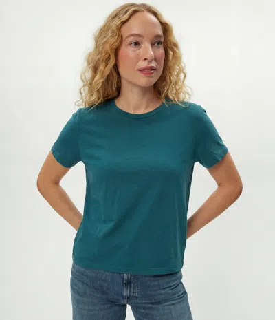 Michael Stars Becca Tee In Green