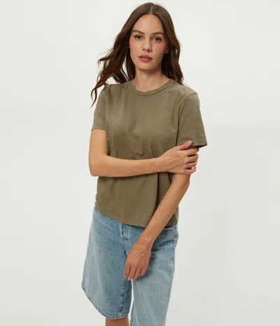 Michael Stars Becca Tee In Olive