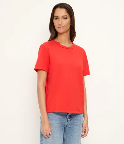 Michael Stars Becca Tee In Red