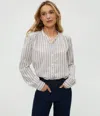 Michael Stars Bethel Button Down Shirt In Gray