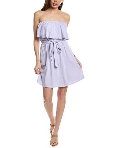 Michael Stars Beverly Mini Dress In Purple