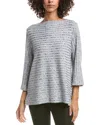 Michael Stars Bibi Boat Neck Top In Gray
