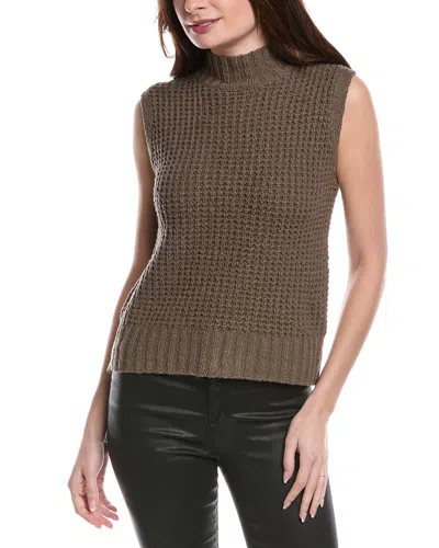 Michael Stars Billie Sweater Vest In Brown