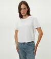 Michael Stars Blake Tee In White