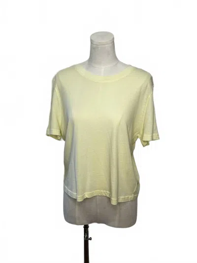 Michael Stars Blake Tee In Limon In Yellow