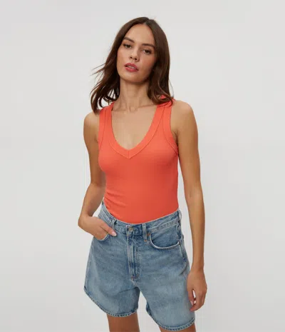 Michael Stars Blanche Ribbed Tank