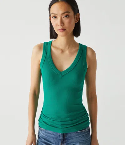 Michael Stars Blanche Ribbed Tank In Lucky