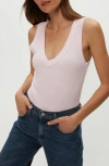 Michael Stars Blanche Side Ruched Tank