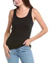 Michael Stars Kris Snap Front Tank In Black