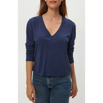 MICHAEL STARS MICHAEL STARS BREA V-NECK SUPIMA COTTON TOP
