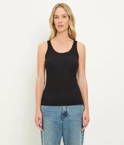 Michael Stars Breken Boyfriend Tank In Black