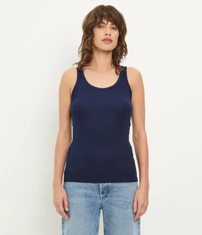 Michael Stars Breken Boyfriend Tank In Blue