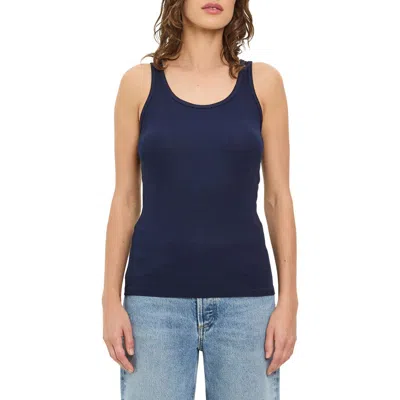 Michael Stars Breken Boyfriend Tank In Blue
