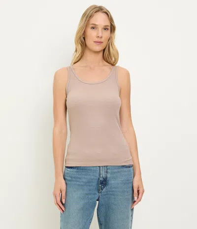 Michael Stars Breken Boyfriend Tank In Purple