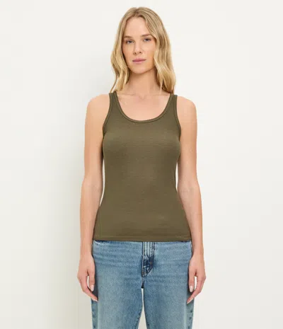 Michael Stars Breken Boyfriend Tank In Green