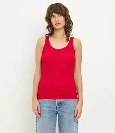Michael Stars Breken Boyfriend Tank In Red