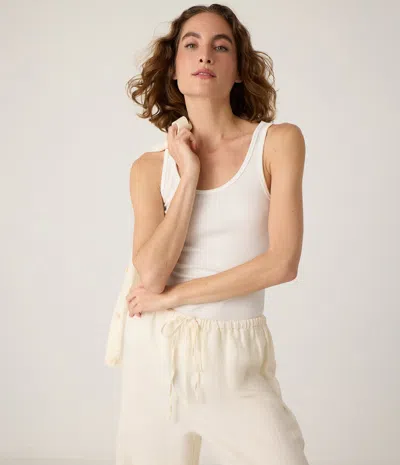 Michael Stars Breken Boyfriend Tank In White