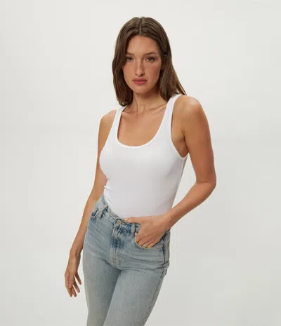 Michael Stars Breken Boyfriend Tank In White