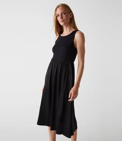 Michael Stars Bridgette Midi Dress In Black