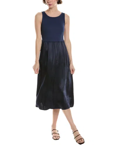 Michael Stars Bridgette Mixed Media Midi Dress