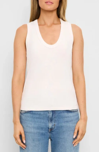 Michael Stars Brynn Scoop Neck Muscle Tank In Gray