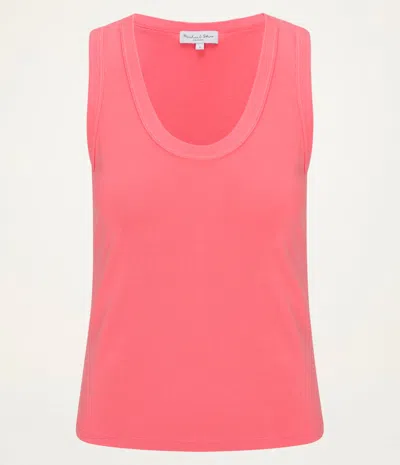Michael Stars Brynn Scoop Neck Tank In Multi