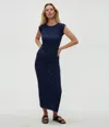 Michael Stars Calliope Power Shoulder Maxi Dress