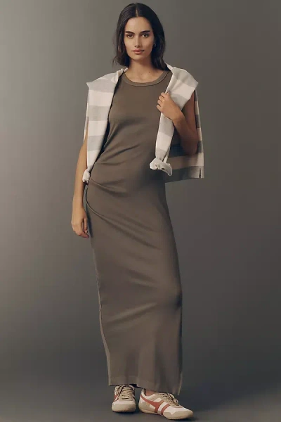 Michael Stars Calliope Sleeveless Midi Dress In Burgundy