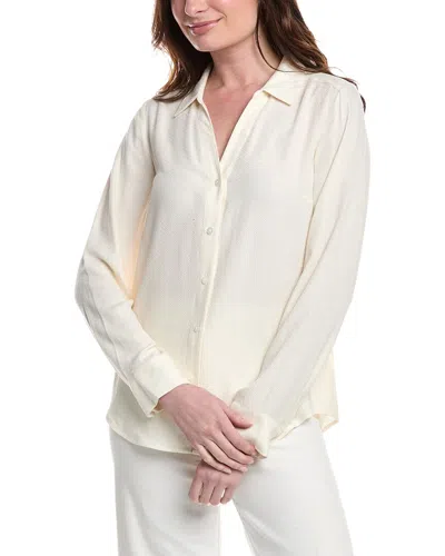 Michael Stars Cam Button-down Shirt In White
